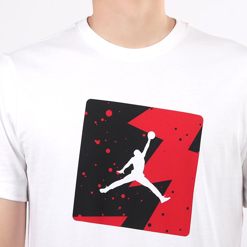 Jordan Мужская футболка с круглым вырезом и коротким рукавом с принтом CJ6245-100