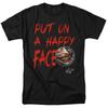 Batman Happy Face Mens T Shirt Black Officially Licensed