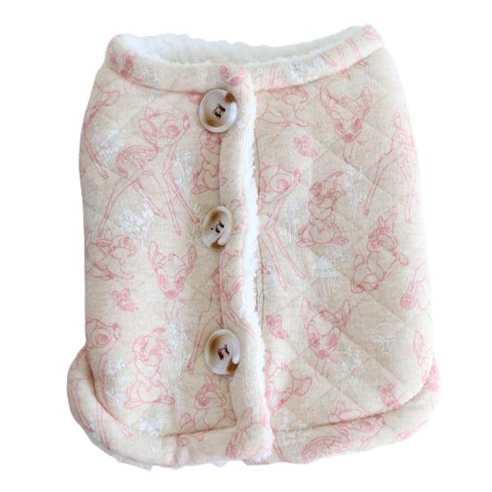 Пальто для домашних животных с мультяшным узором, привлекательная ткань, устойчивое к разрыву зимнее теплое пальто для щенков для магазина для щенков