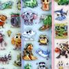 Creative Tung Tung Tung Sahur 3D Puffy Bubble Stickers Italian Brainrot Abstract Animal Cartoon Decals Decoration Toy Xmas Gift