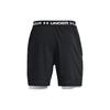 Under Armour Однотонные шорты со шнуровкой, мужские шорты, черные 1373764-001