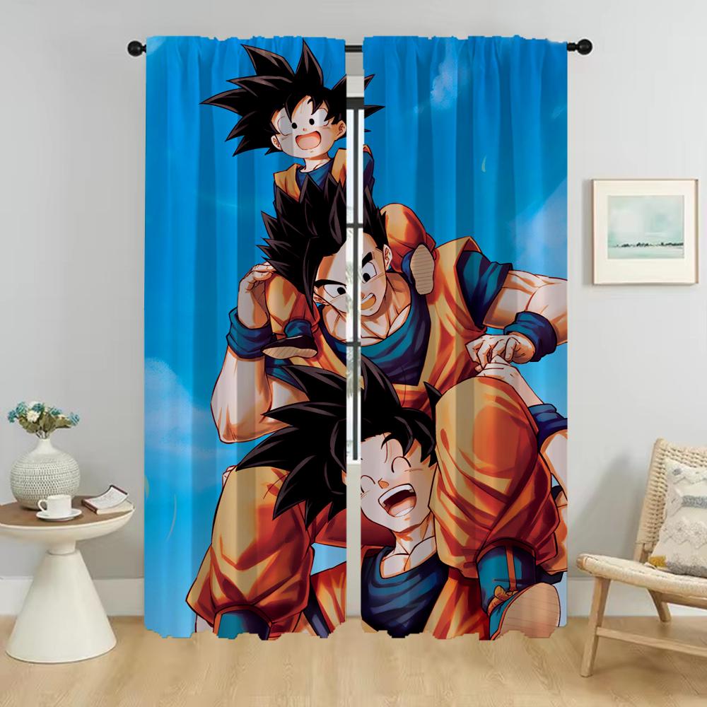 Curtains for Living Room Curtain Dragon Blackout Curtains 2 Pieces Halloween Decoration Partition Tulle for Bedroom Shades Child