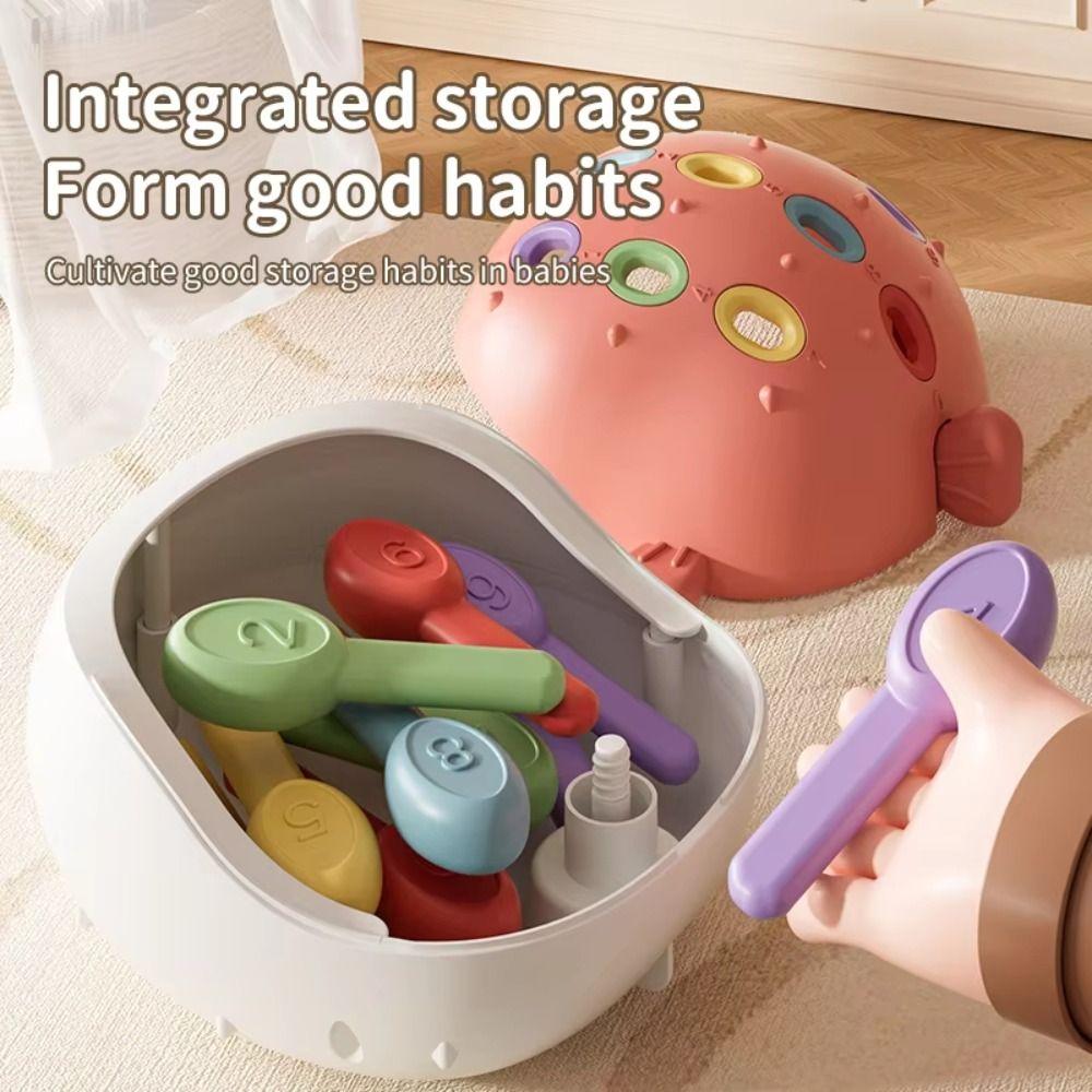 Early Education Pufferfish Children's Toys Insertion Pufferfish Puzzle Toy Various Holiday Gifts
