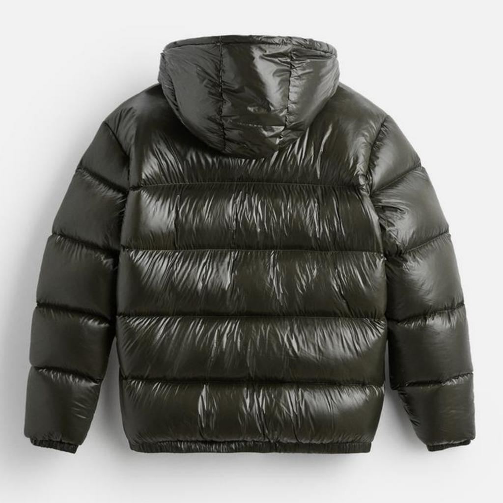 Men's Casual Solid-color Long-sleeved Hooded Cotton-padded Jacket, Men's Thickened Warm Loose Pocket Bread Jacket Coat