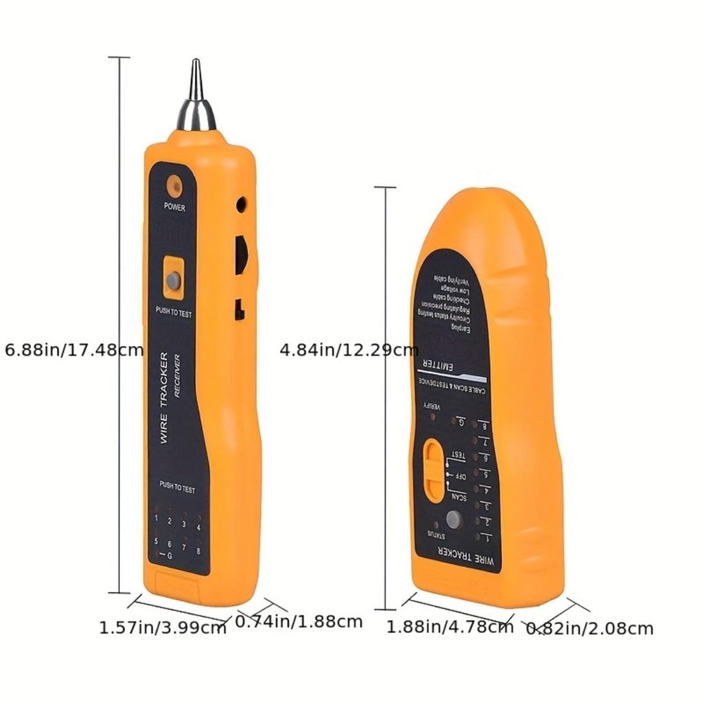 Профессиональный тестер сетевых кабелей LAN, поддерживает Cat5 Cat6 RJ45 Ethernet-провод и RJ11 Телефонную линию, инструмент для обнаружения, отслеживания и ремонта
