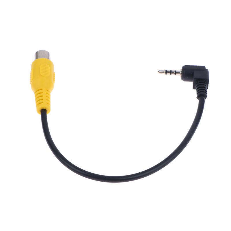 Av In Video Cable Adapter 2.5Mm Av Jack Male Plug To Rca Female Adapter Cable