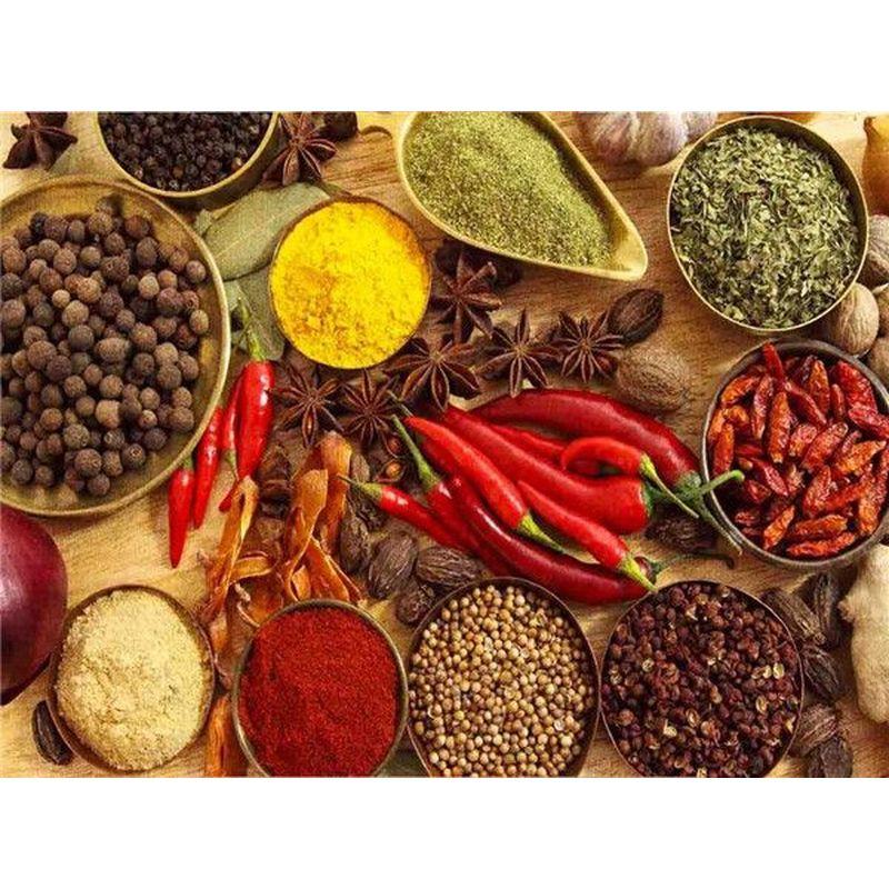 DIY 5D Diamond Painting Spice Diamond Embroidery Food Cross Stitch Full Round Drill Rhinestone Art Wall Home Decor Gift