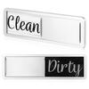 Acrylic ABS Magnetic Dishwasher Sign Clean Dirty Indicator Fridge Magnet Home Decor Multi Functional Metal Surface