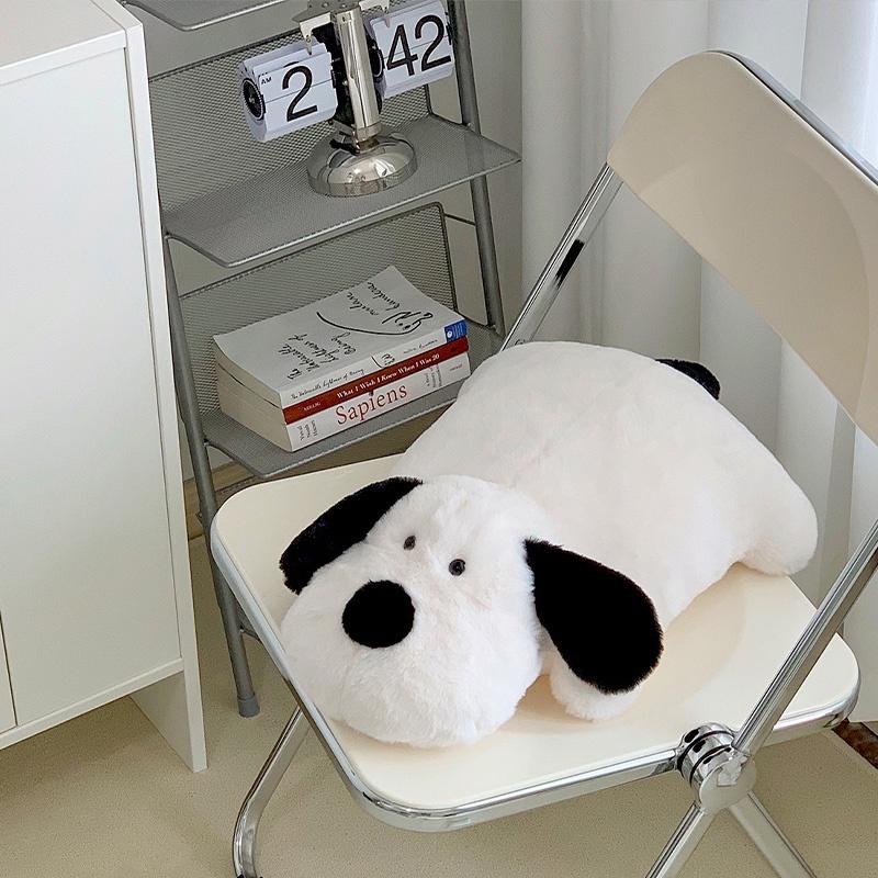 Милая Черно-Белая Плюшевая Игрушка Мопс Для Девочек, Идеальный Компаньон для Кровати, Лучший Подарок на День Рождения для Лучших Друзей