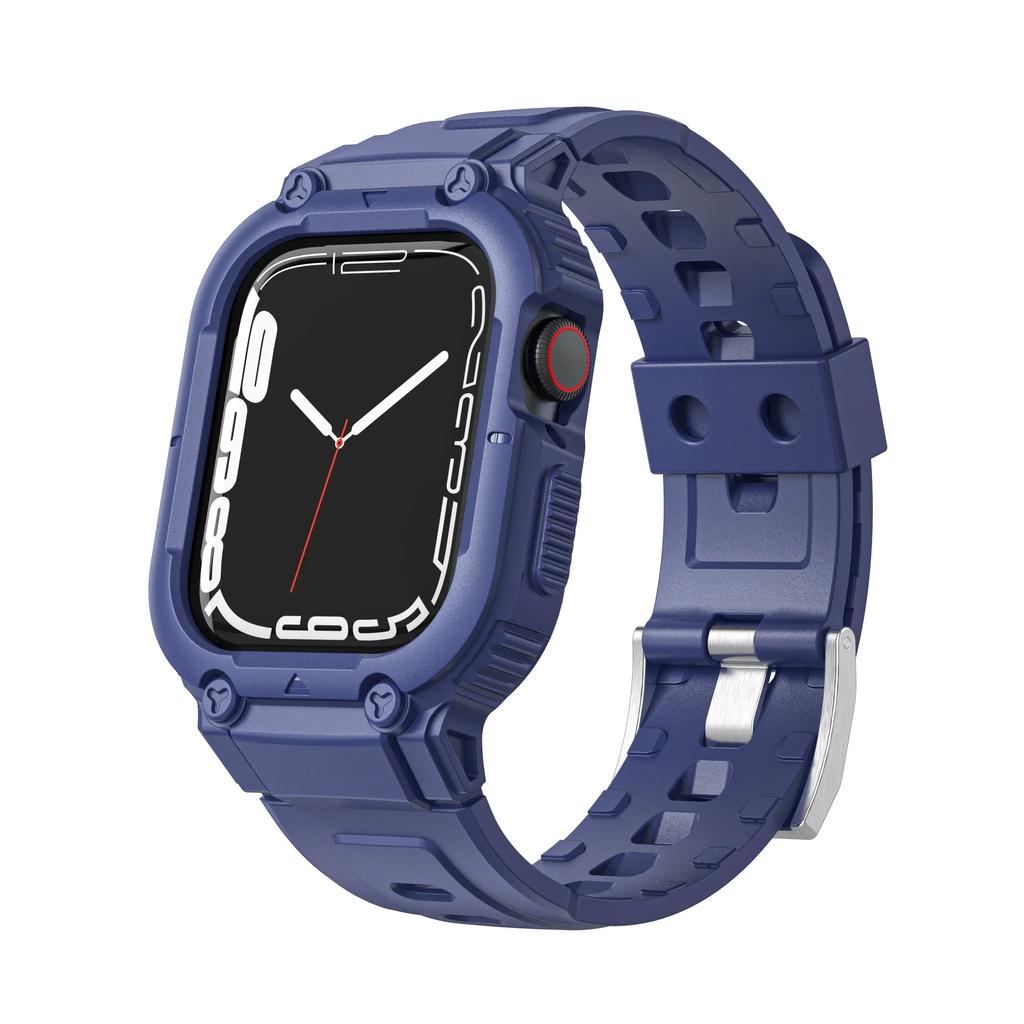 Ремешок с чехлом для Apple Watch 45 мм 49 мм 44 мм 41 мм 40 мм Браслет ТПУ для Iwatch Ultra 7 8 6 5 4 Ремешок на запястье Спортивный ремешок Аксессуары