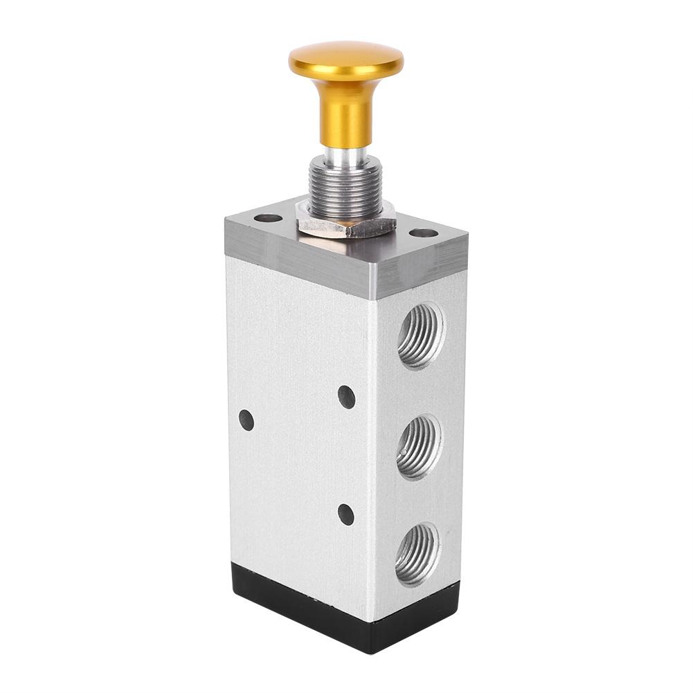 Ручной клапан двухпозиционный пятиходовой кнопочный клапан алюминиевый сплав G1/4 дюйма G3/8 дюйма(4R31010 )