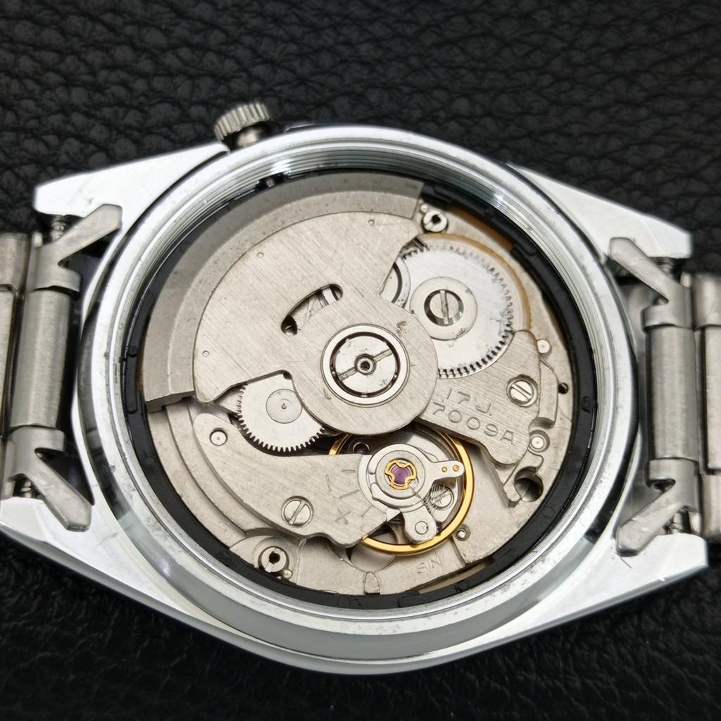 ЯПОНСКИЕ ВИНТАЖНЫЕ ОТРЕМОНТИРОВАННЫЕ АВТОМАТИЧЕСКИЕ МУЖСКИЕ ЧАСЫ SEIKO 5 С БЕЛЫМ ЦИФЕРБЛАТОМ a446170-1