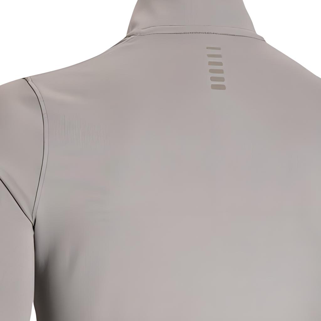 Under Armour Coldgear® Base Solid Color Casual Stand Collar 1/2 Zip Running Sports Long Sleeve T-Shirt Women Tops Buffalo Khaki 1379349-203