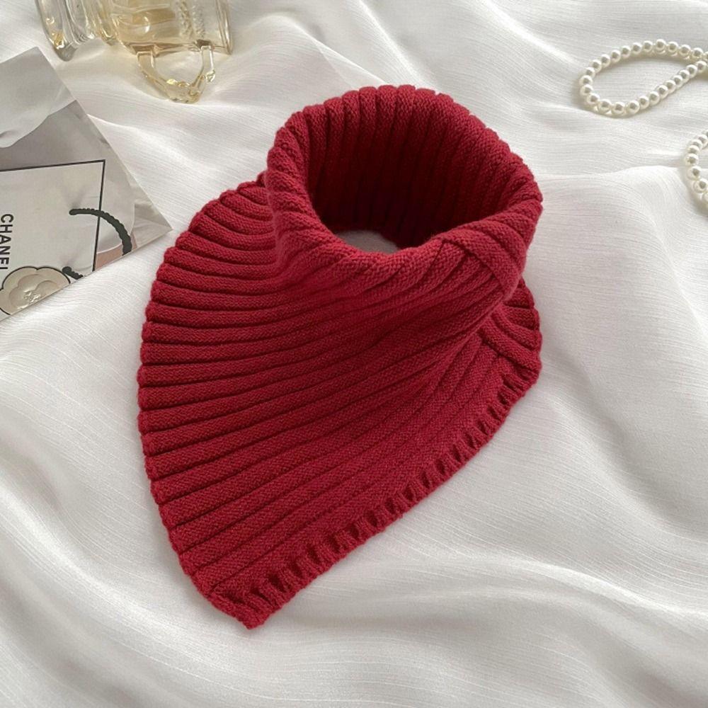 Accessories Warm Scarf Korean Style Scarves Female Wool Scarf Turtleneck Scarf Knitted Fake Collar