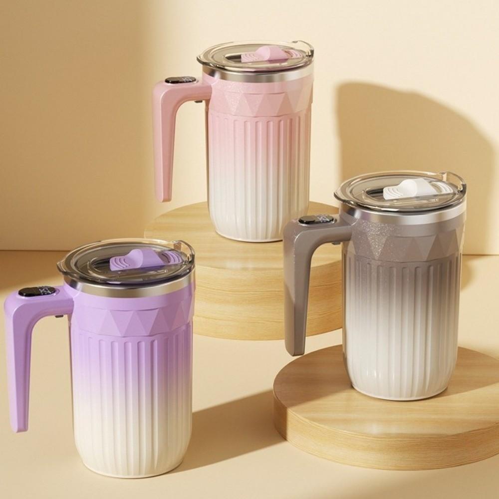 450ml Automatic Self Stirring Coffee Mug Rechargeable Espresso Cup Heating Mixer Cup Tea Drinking