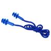Silicone Ear Plugs Noise Canceling Reduction Waterproof Reusable Sound Blocking Earplugs for Sleeping Swimming Blue