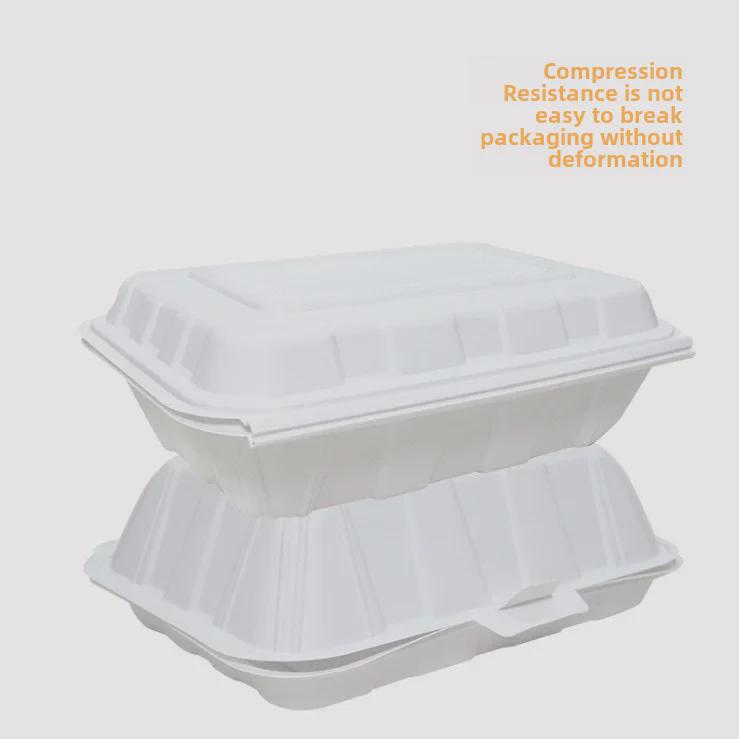 Одноразовый ланч-бокс для жареного мяса и фастфуда, барбекю-завтрака, жареного гуся и риса — бесплатная доставка