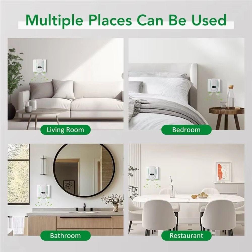 Portable Air Cleaner US UK EU Plug Plug-In Air Purifier Air Cleaning Air Purifier Bathroom
