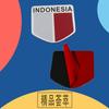 Премиум Национальный флаг Индонезии для ноутбука, настенные аксессуары, капот двигателя автомобиля, крыло, багажник, задняя наклейка, эмблема, значок, наклейка
