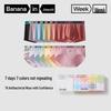 Bananain Women's 7-Pack Weekday Antibacterial Printed Briefs