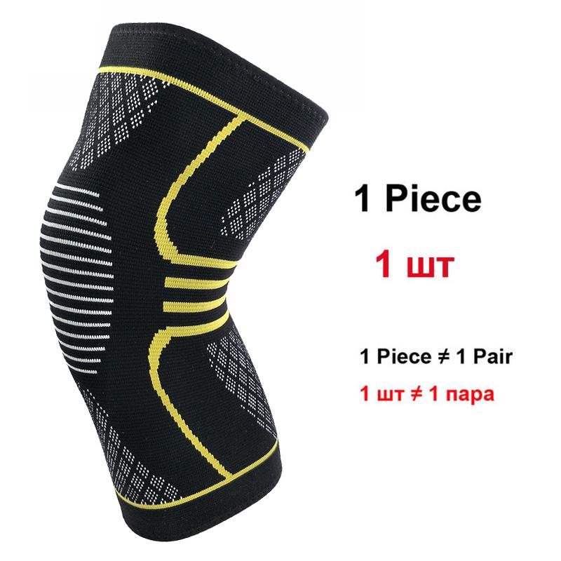 1 Pcs Sport Knee Sleeve Support Protect Kneepad Brand Fitness Running Cycling Braces Elastic Gym Knee Pad Warm