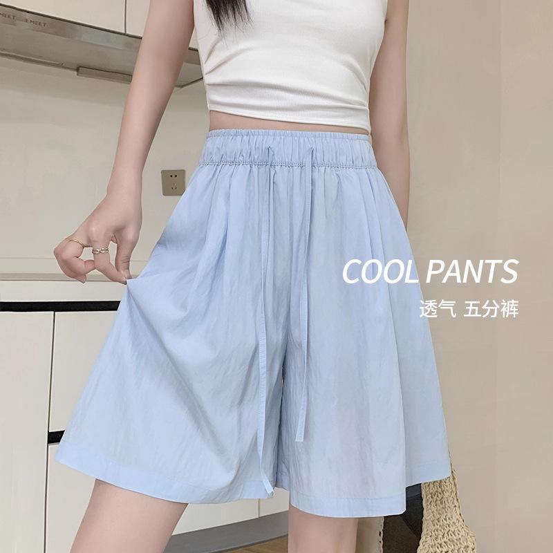 Five-point Yamamoto wide-leg pants women's summer thin outer wear loose home casual breathable bottoming shorts