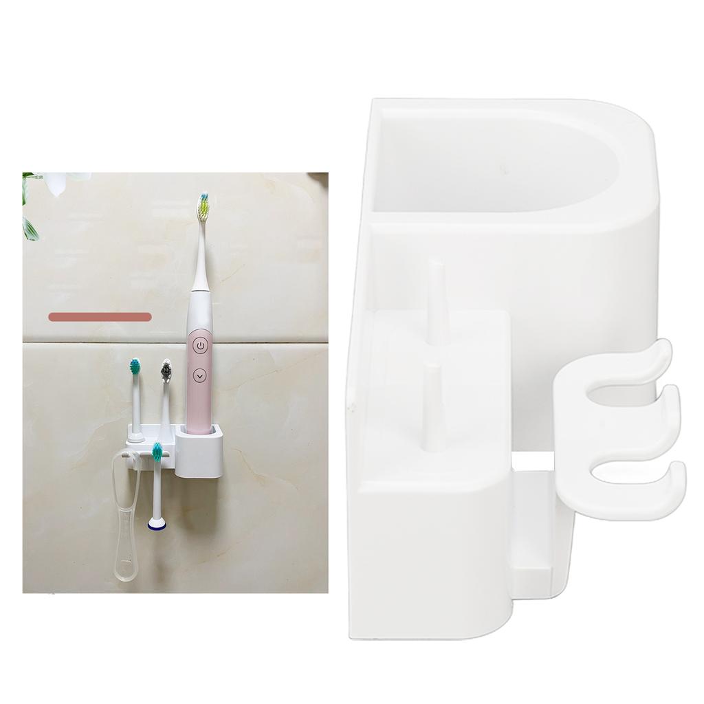 Держатель для электрической зубной щетки самоклеящийся водонепроницаемый с независимым хранением и слотами для зубных щеток