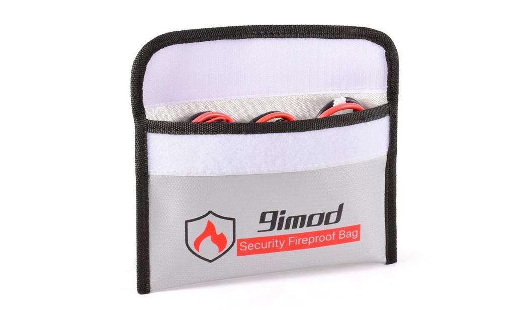 RC Battery Safety Bag – Explosion-Proof Lipo Protective Case – Fire-Resistant Charging Sack 205x130mm
