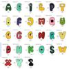Cute Funny Alphabet Brooches Creative Cartoon Brooch Badges 26 Letter Enamel Pins  Backpack Decor