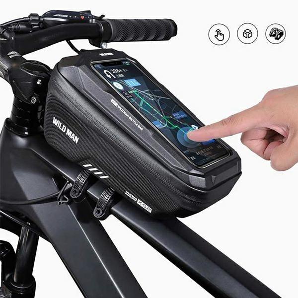 Wildman Etui/Uchwyt Rowerowy Xs2 Sakwa Na Ramę Czarna/Black