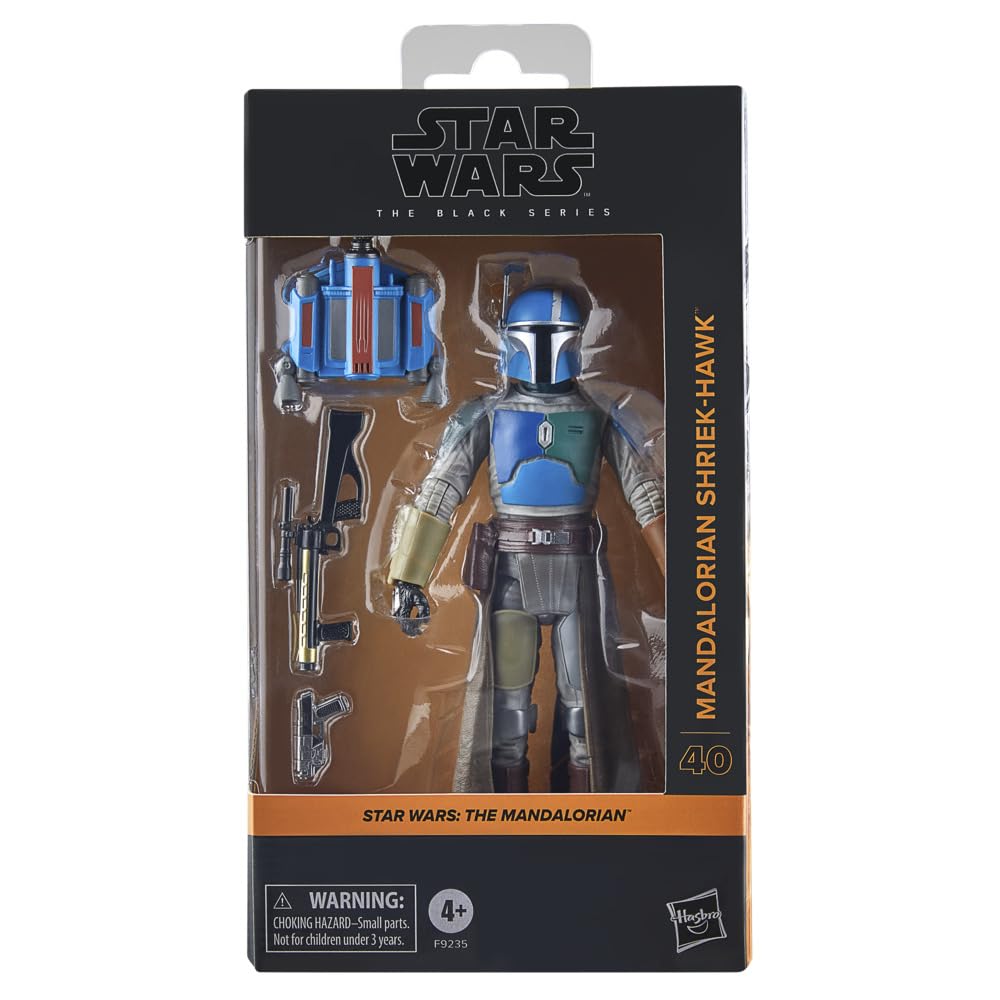 Star Wars Black Series Mandalorian Star The Mandalorian Collectible Action Figure Shriekhawk, Wars 6-Inch