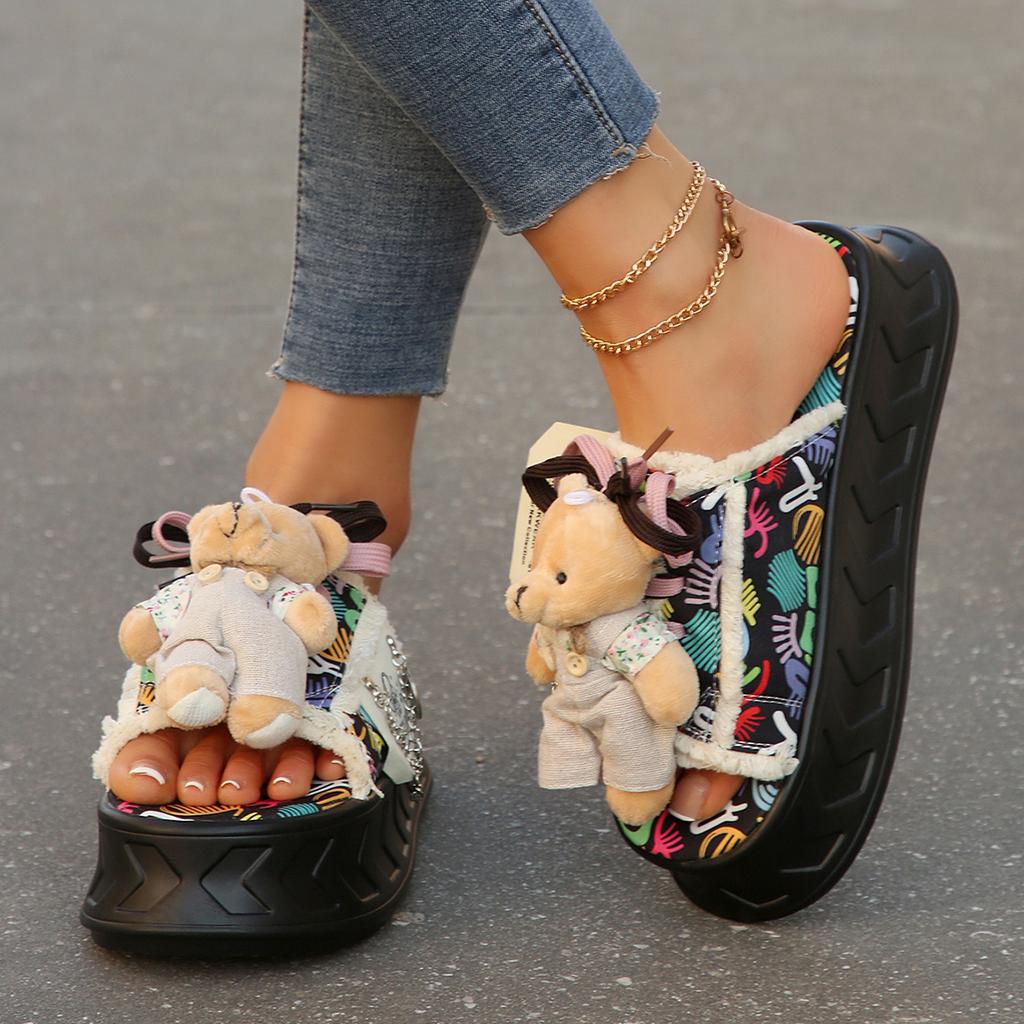 Модные женские тапочки Новые летние модные балетки Дизайнерская обувь Женские повседневные сандалии на платформе Нескользящие удобные тапочки Шлепанцы Женские