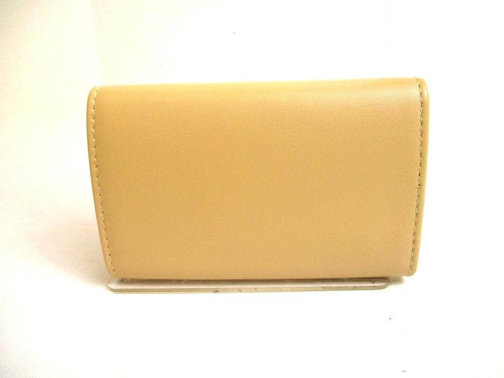 Authentic GUCCI Logo Beige Leather 6 Pics Key Cases #9626  Refurbished