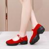 Женская обувь, модная повседневная обувь на платформе и блочном каблуке, кроссовки для фитнеса, прогулок и танцев, роскошные бархатные туфли Мэри Джейн на каблуке