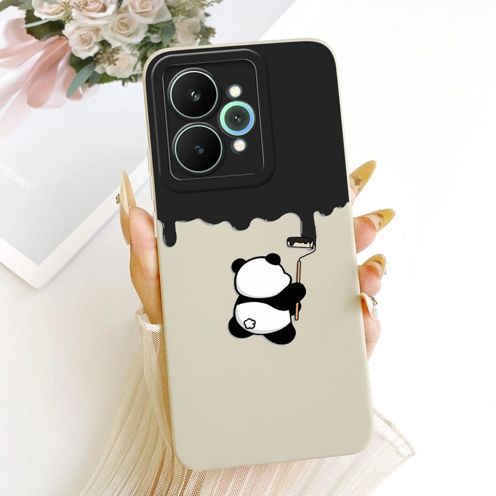 Чехол для Realme 15 Pro Корпус RMX5101 Силиконовый Роскошный Модный Цветы Каваи Милый Расписной Ударопрочный Чехол для Телефона