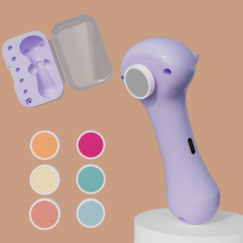 Low Noise Electric Parrot Nail Trimmer USB Charging Polisher Wheel Pet Nail Grinder Anti-Pinch with 6 Grinding Heads