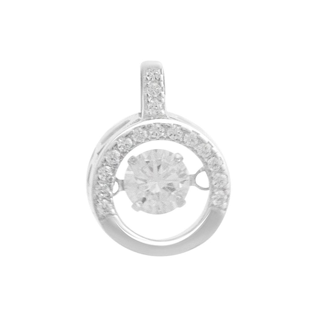 Серебряная подвеска с фианитами (2186564)