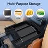 SJL4  for Dodge Ram 1500 2500 3500 2019-2026 Central Armrest Storage Box Anti-slip Tray Organizer Interior Accessories Black