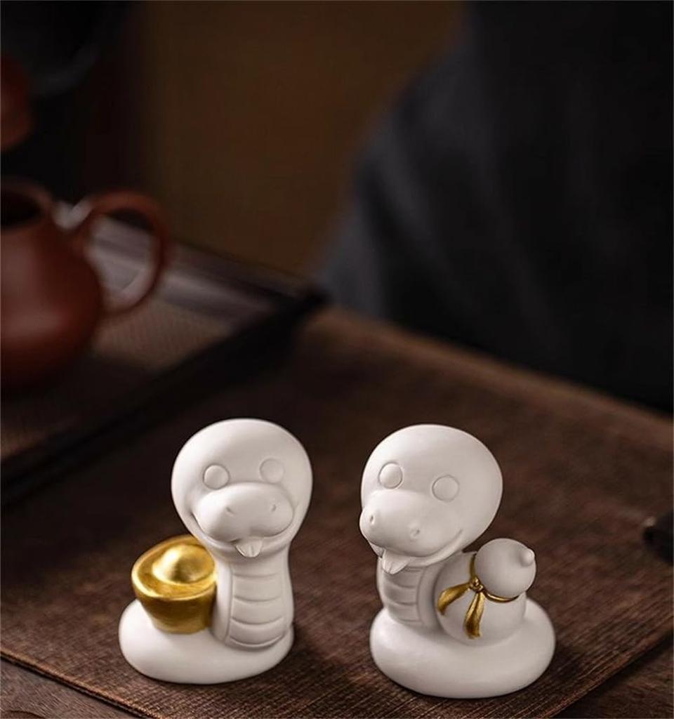 Орнамент зодиакальной змеи Змея Белая змея Входной талисман на удачу Змея Орнамент змеи Приносящий удачу Увеличенная удача Товары фэн-шуй Удача Удача Приглашение