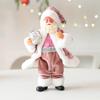 Christmas Santa Claus Doll Decoration Handcrafted Home Office Xmas Tree Santa Figurine Hanging Ornament Holiday Party Pendant
