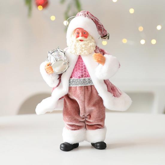 Christmas Santa Claus Doll Decoration Handcrafted Home Office Xmas Tree Santa
