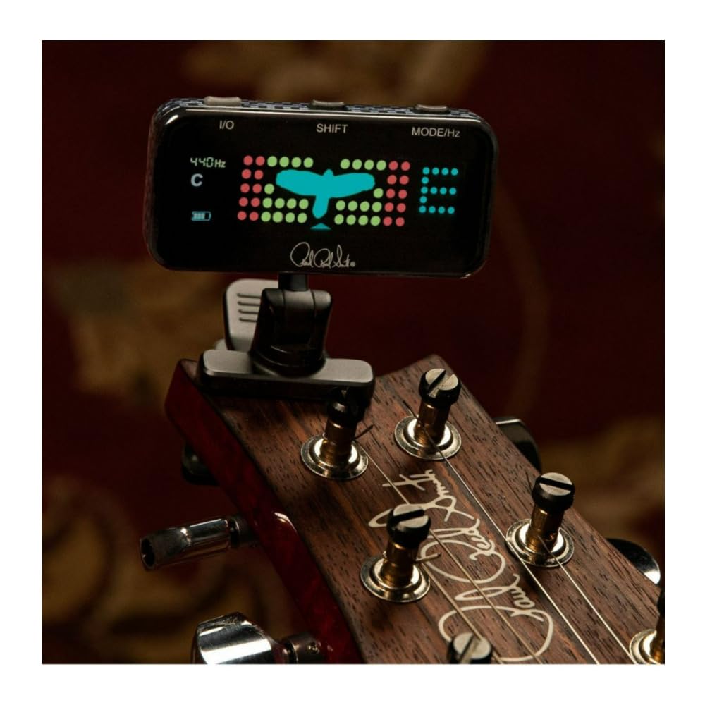 Тюнер для головки грифа PRS Тюнер для и USB Paul Reed Smith Прищепка Гитара, Бас, Укулеле, Зарядка,