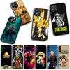 Чехол для Apple iPhone 17 16 11 Pro XS Max XR 6 7 8 Plus 16E SE 2020 Air 5 SE2 Чехол для телефона One Luffy Sanji Piece Roronoa Zoro