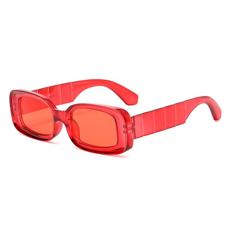 Women Square Colorful transparent Sunglasses Fashion Jelly Color Hip Hop Sunglasses Ladies classic Wild outdoor Shades Rectangle Sun Glasses