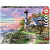 Landscape and Nature Puzzle - EDUCA - Rock Bay Lighthouse - 1000 Pieces - Adult