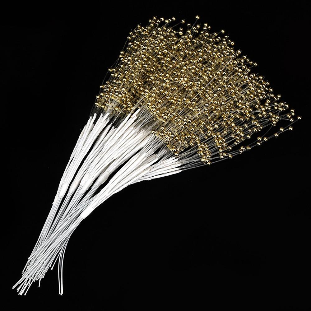 100pcs ABS Material Pearl Sticks 3mm Bead DIY Accessories String Pearls  Wedding Party
