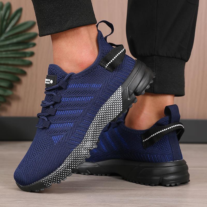 New Mesh Men'S Running Shoes Outdoor Casual Walking Fashion Sports Shoes Breathable Comfortable Training Tennis Shoes For Men