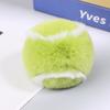 Мягкий пушистый теннисный мяч, плюшевый брелок, плюшевый мяч, брелок для девочек, рюкзак, подвесная сумка, подвесное украшение
