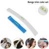1 шт., инструмент для стрижки волос, зажим для укладки волос, хвостовая челка, линейка, обрезка, сделай сам, 1 мл