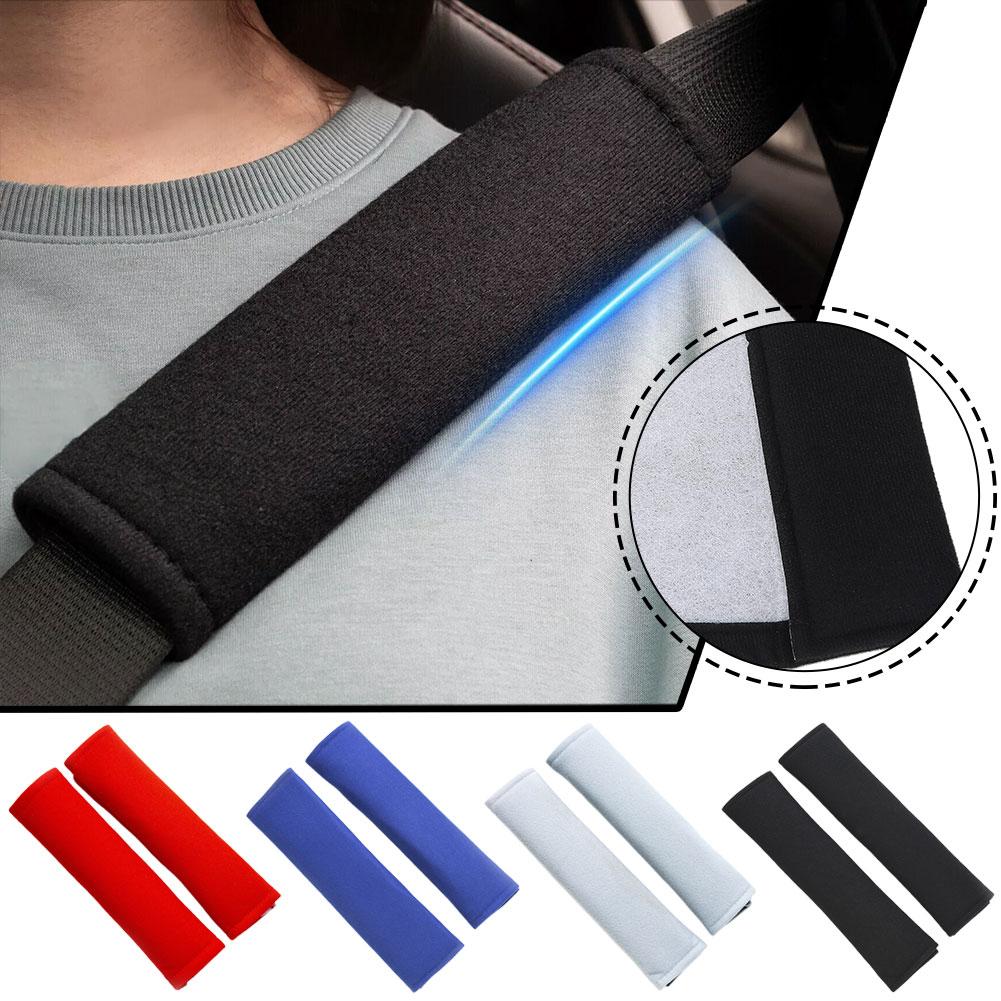 Seat Belt Cover Automotive Interior Adjustable Plush Seat Belt Cover Shoulder Pad Accesorios Para Auto Tools U3M2